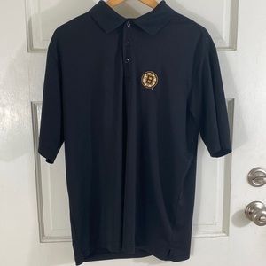 Mens Boston Bruins Dry Fit Golf Shirt.